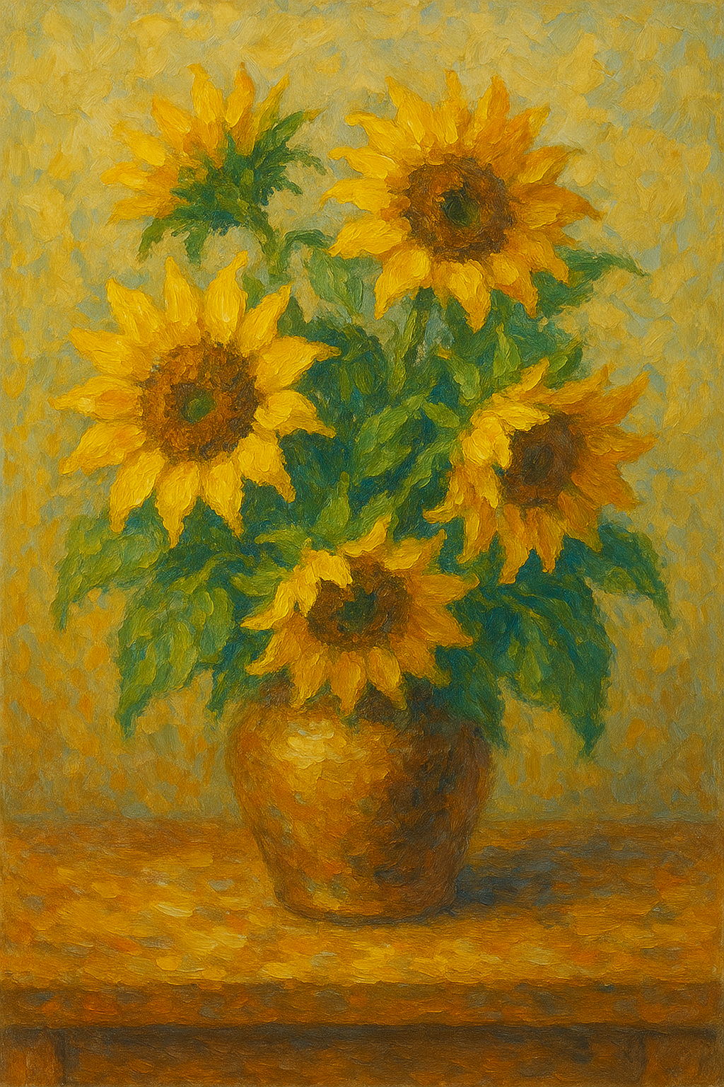 Sunflowers in Vase